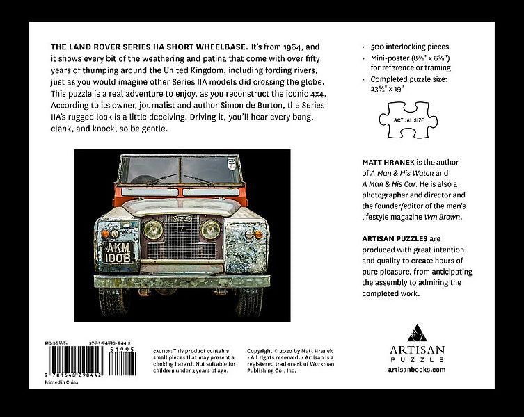 Puzzle 500-Piece 1964 Series 2a Land Rover