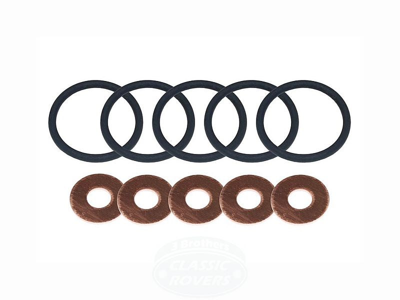 O-Ring & Washer Seal Kit for TD5 Injectors, 5 O-Rings, 5 Washers — 3 ...