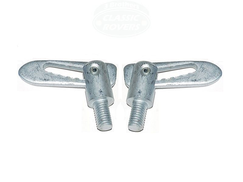 Tailgate Antiluce Pins PAIR for Rear Tub Corner Plates Galv