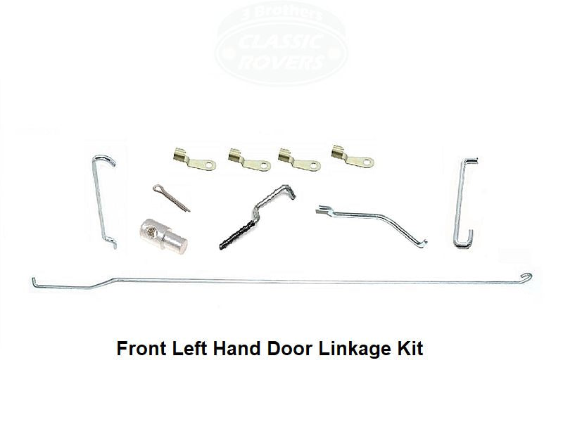 Door Linkage Rod Kit Front LH Push Button Defender 1983-16