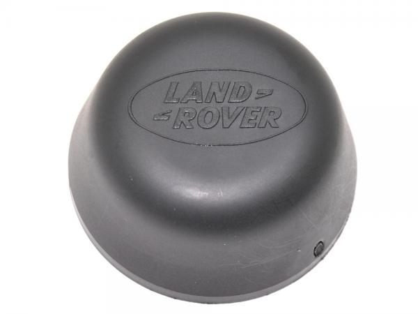 Def Cap Land Rover Hub Cap Black Def frm '94, D1, RRC frm '86 OEM — 3 Brothers Classic Rovers
