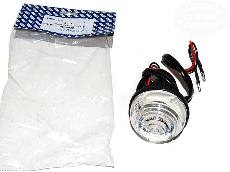 Front Side Light Assembly, Clear Wipac Genuine 2-3/4"