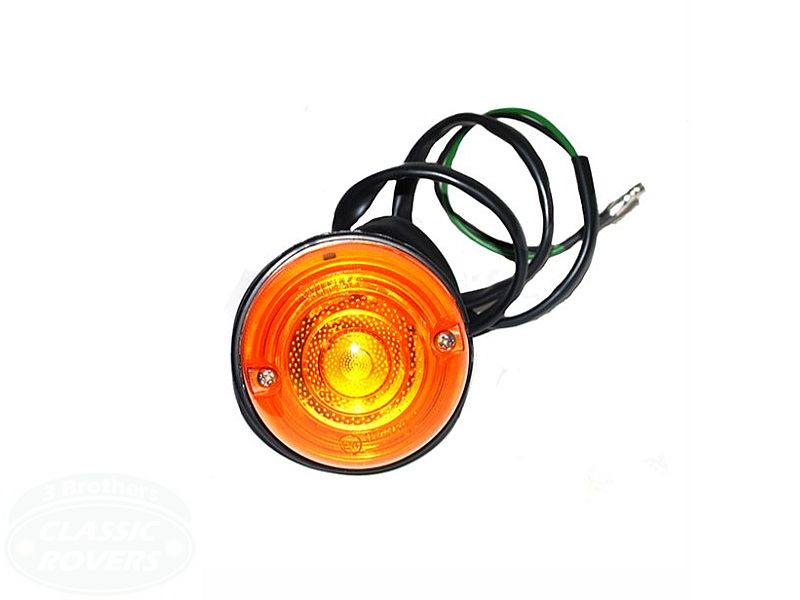 Front Indicator Light Assembly, Amber Wipac Genuine 2-3/4"