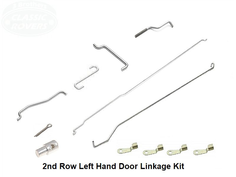 Door Linkage Rod Kit 2nd Row LH Push Button Def 1983-16