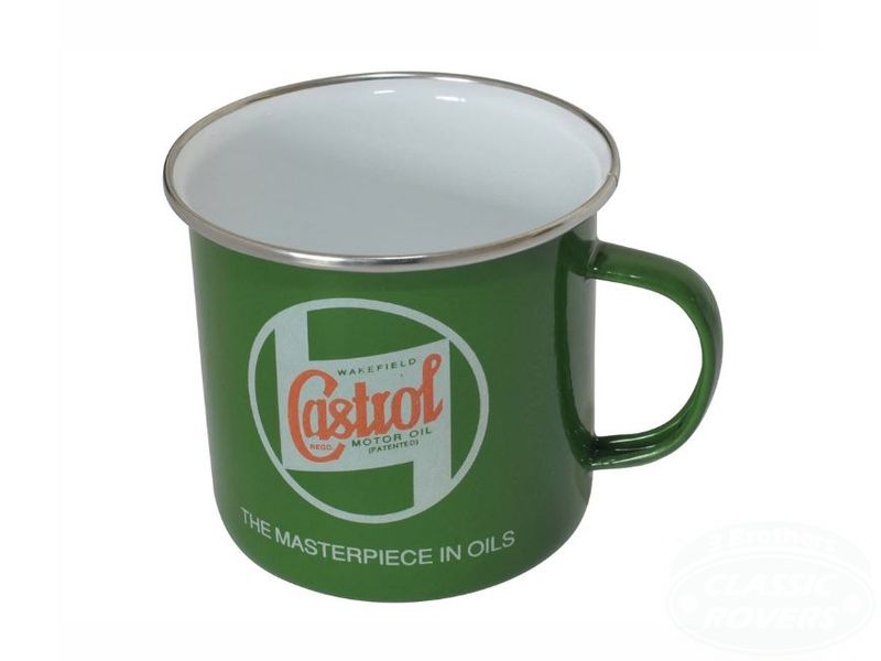 Castrol Classic Oils Nostalgic Tin Mug for Coffee or Tea or...