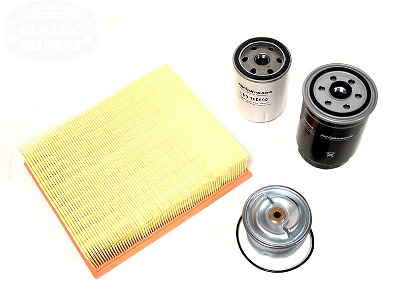 Defender Service Kit for Td5 Oil, Air, Fuel & Rotor Filters