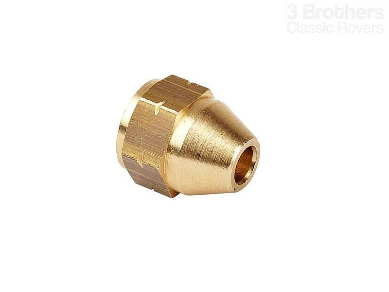 Brass Brake Pipe Fitting Female M10 x 1mm 3/16"