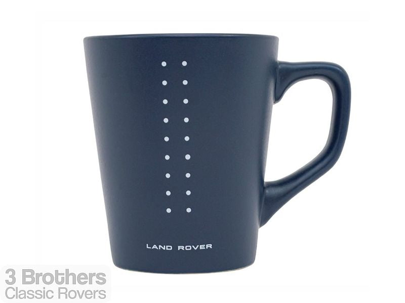 Land Rover Genuine Stoneware Matt Navy Finish Branded Mug
