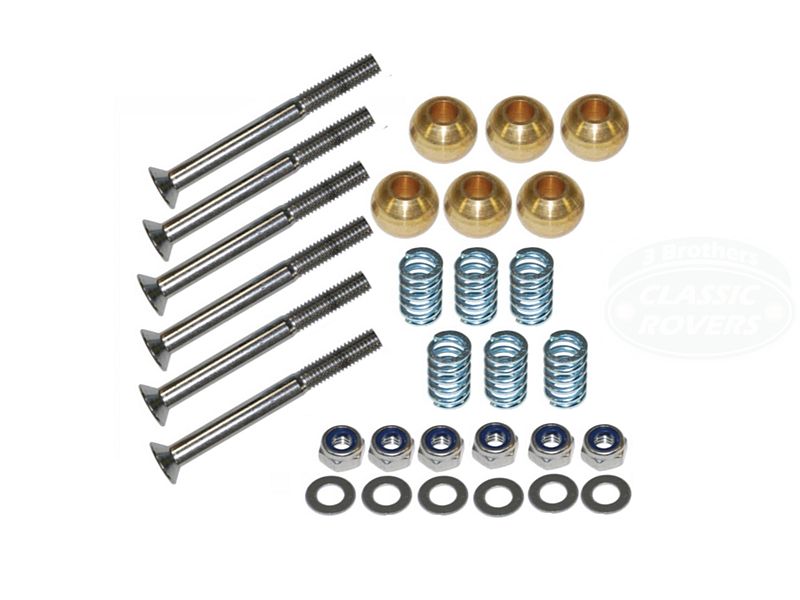 Set of 6 Stainless Steel Door Hinge Pin Kits Series 2-2a