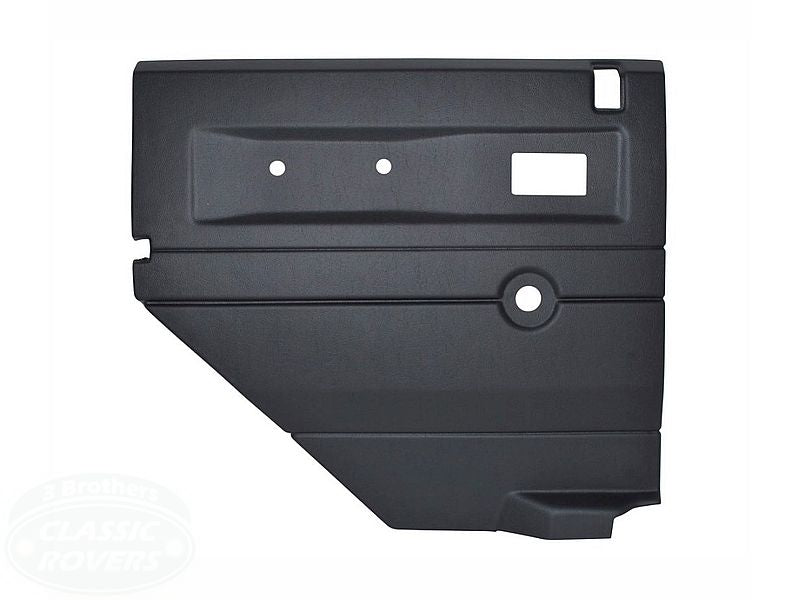 Door Panel Plastic Manual-Window Defender Middle LH Blk