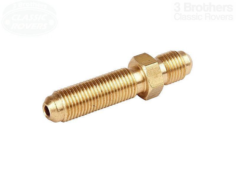 Brass Bulkhead Inline Connector 7/16"x20 UNF